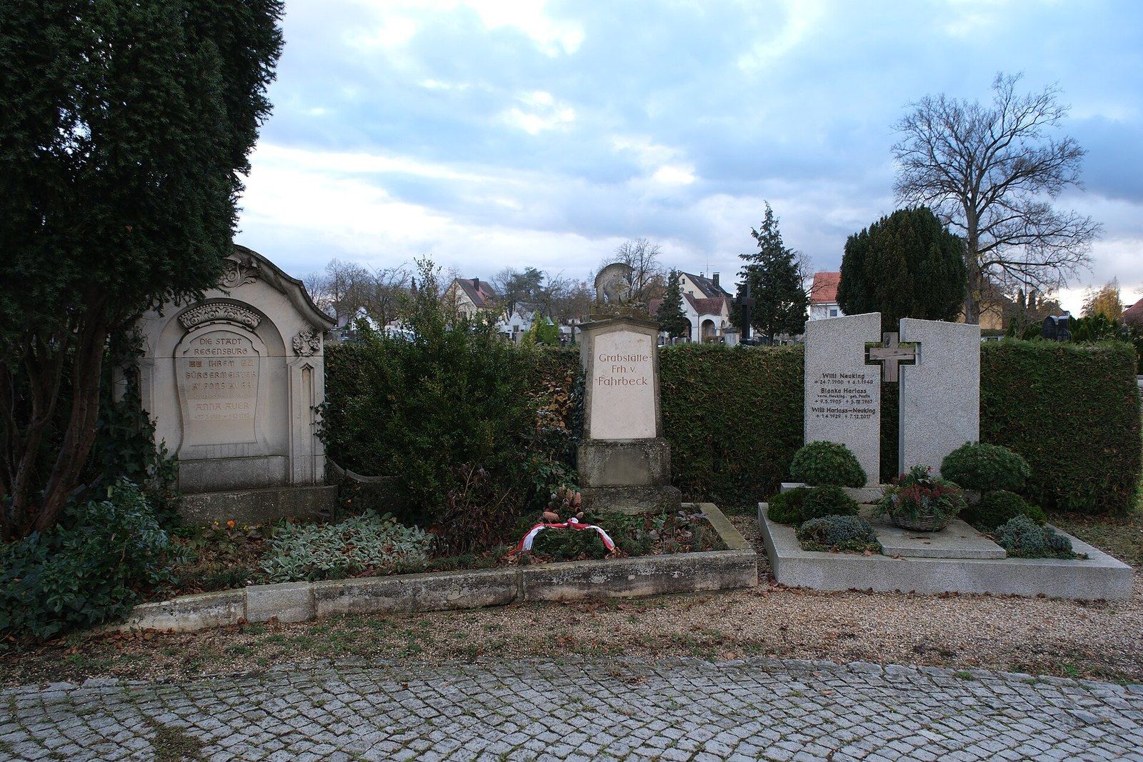 Ansicht des Oberen Katholischen Friedhofs – Oberer Katholischer Friedhof Regensburg